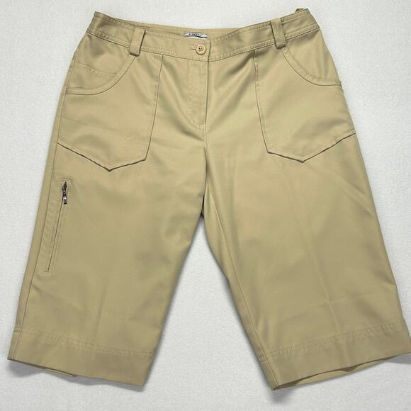 3pc Golf Outfit Womens S/M Annika LPGA Top Altrd / Izod Shorts 4 / Hunter Vest M - Picture 6 of 16